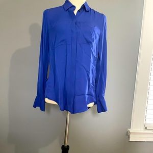 Button down silk shirt